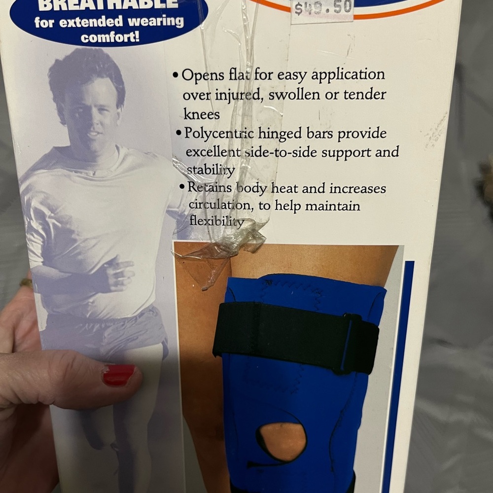 NIB PROFESSIONAL NEOPRENE KNEE STABILIZER WRAP XL - Picture 2 of 3